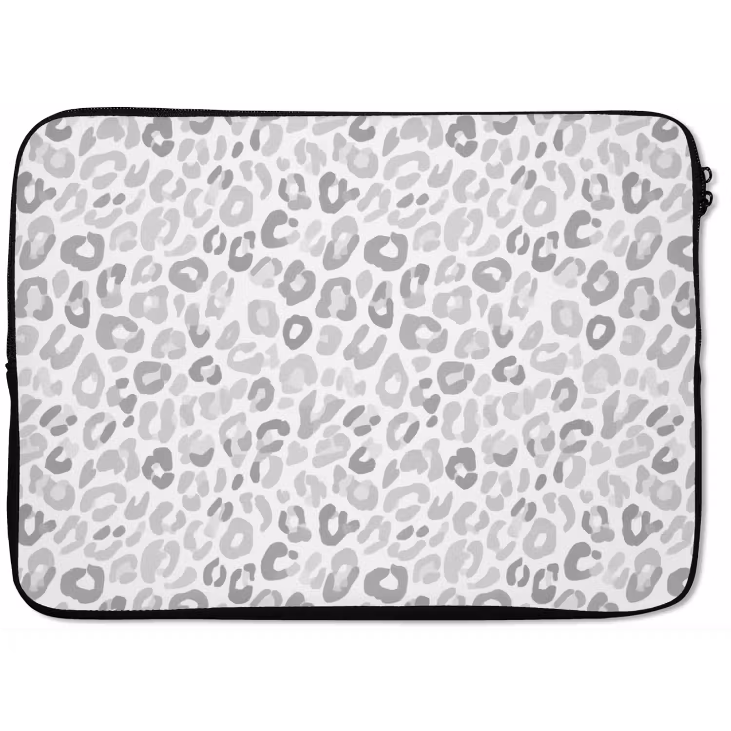 Luipaard - Motief - Grijs laptophoes neopreen klein 279 -zkaufland3dotto