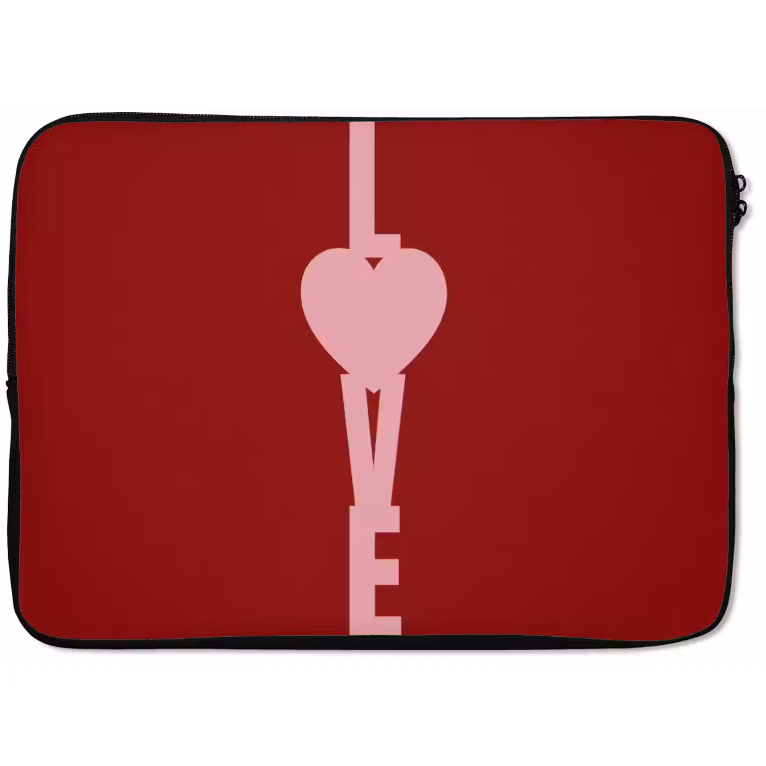 Love - Hart - Rood laptophoes neopreen klein -zkaufland3dotto