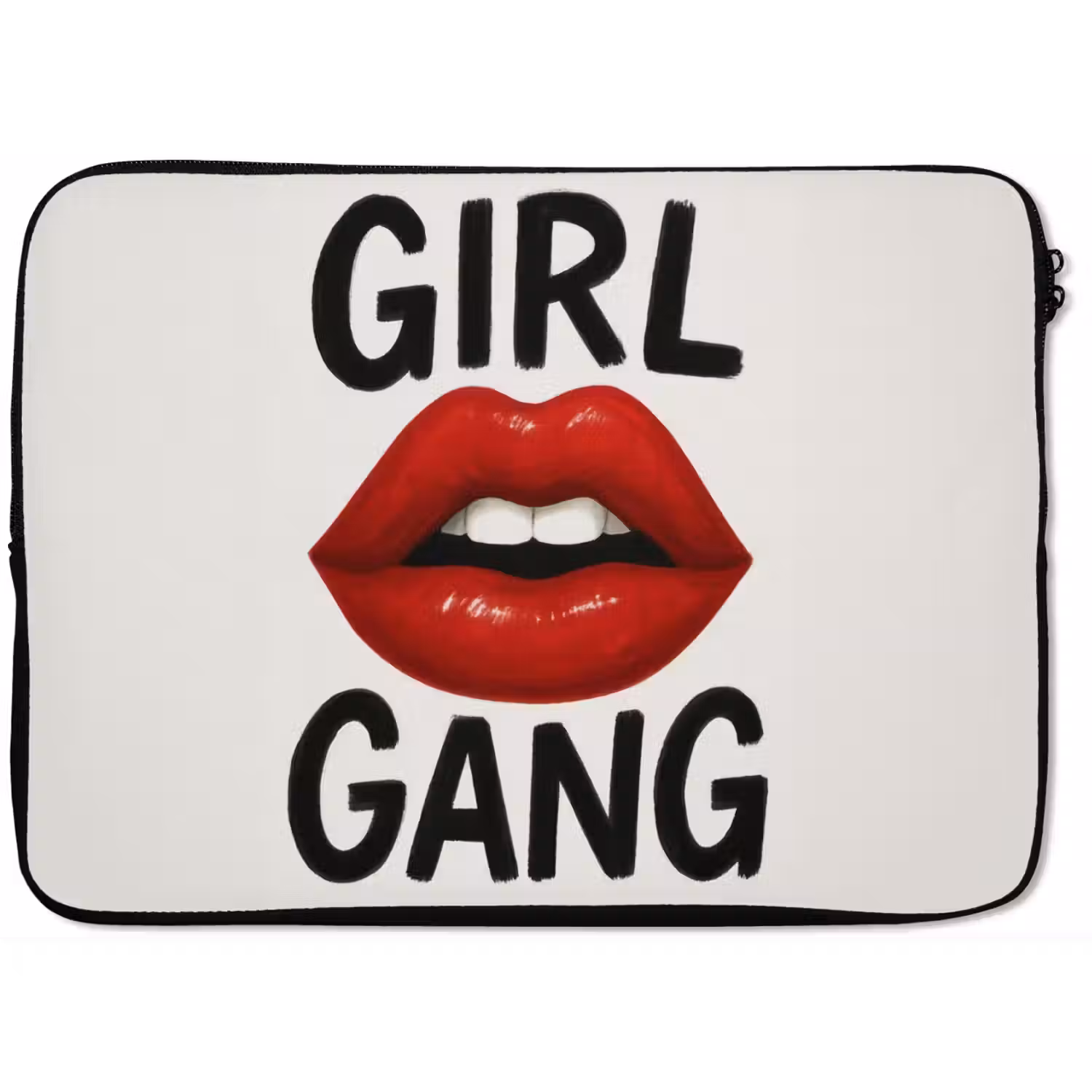Lip - Girl - Rood - Letters laptophoes neopreen klein -zkaufland3dotto