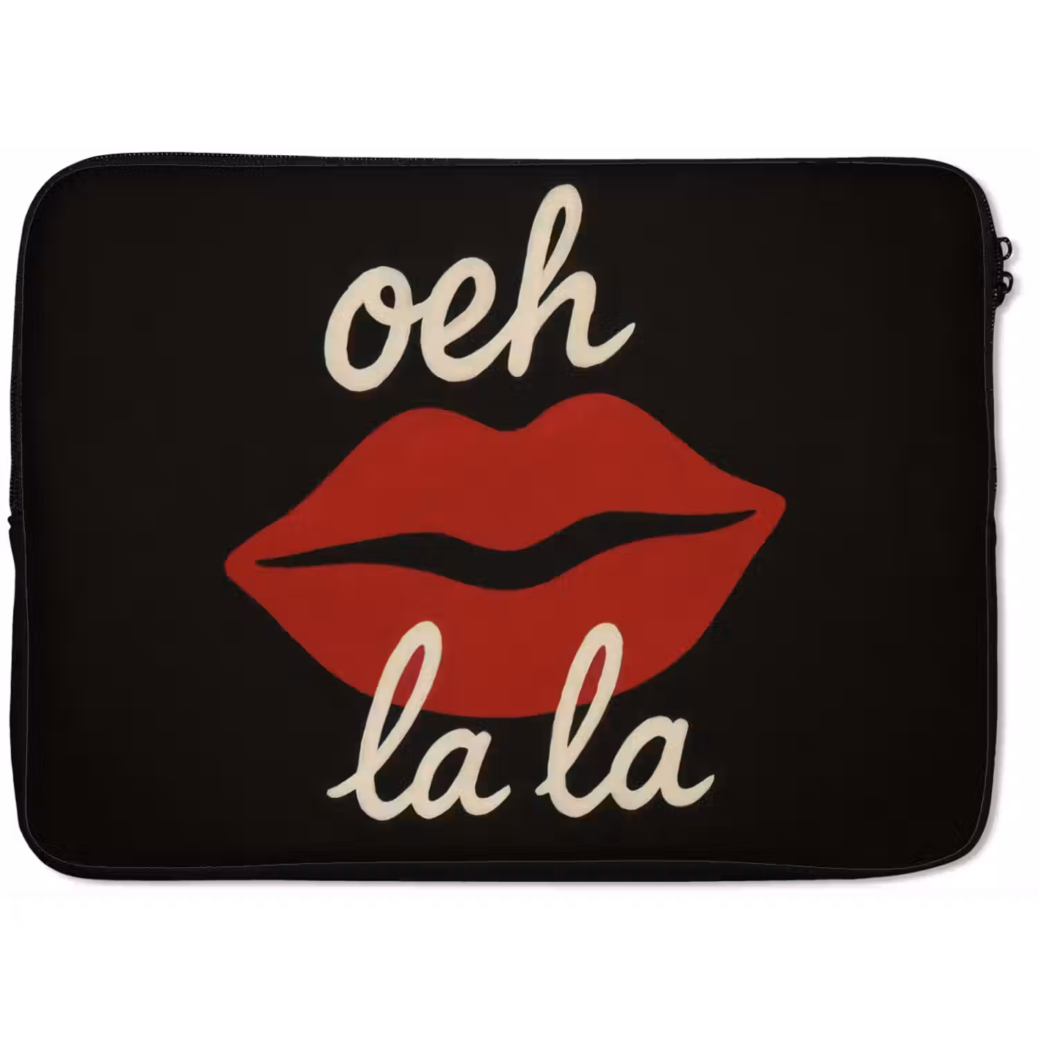 Lip - Rood - Quote laptophoes neopreen klein -zkaufland3dotto