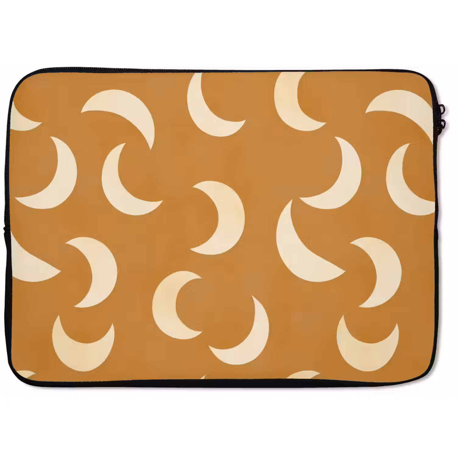 Manen - Patroon - Oker laptophoes neopreen klein 279 -zkaufland3dotto