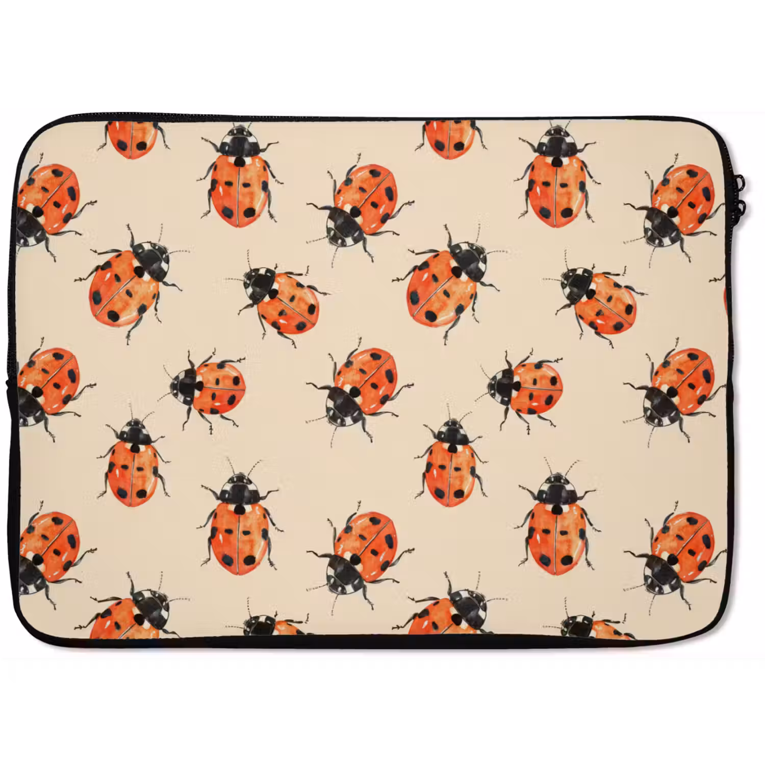 Lieveheersbeestjes - Patroon - Rood laptophoes neopreen klein 279 -zkaufland3dotto