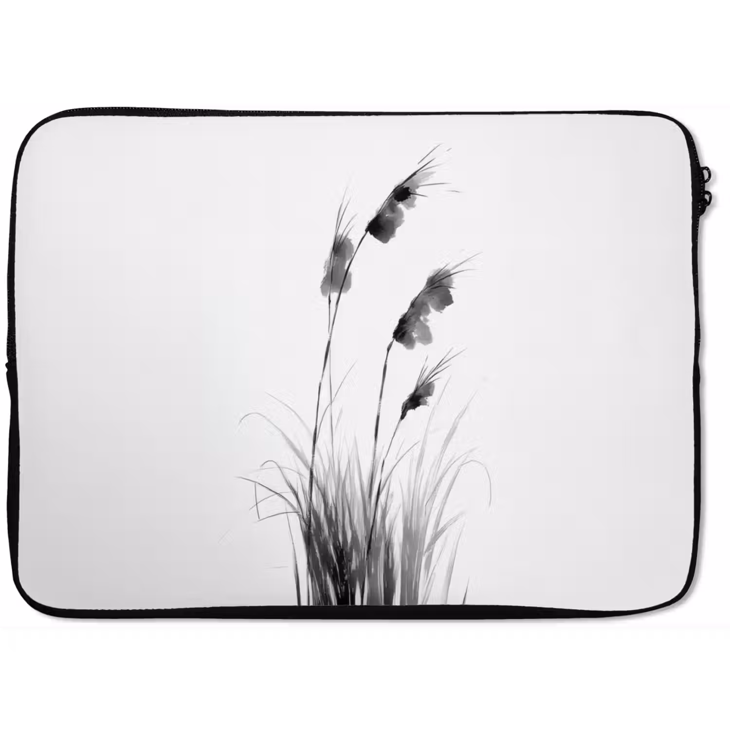 Minimalistisch - Stelen - Wit laptophoes neopreen klein -zkaufland3dotto
