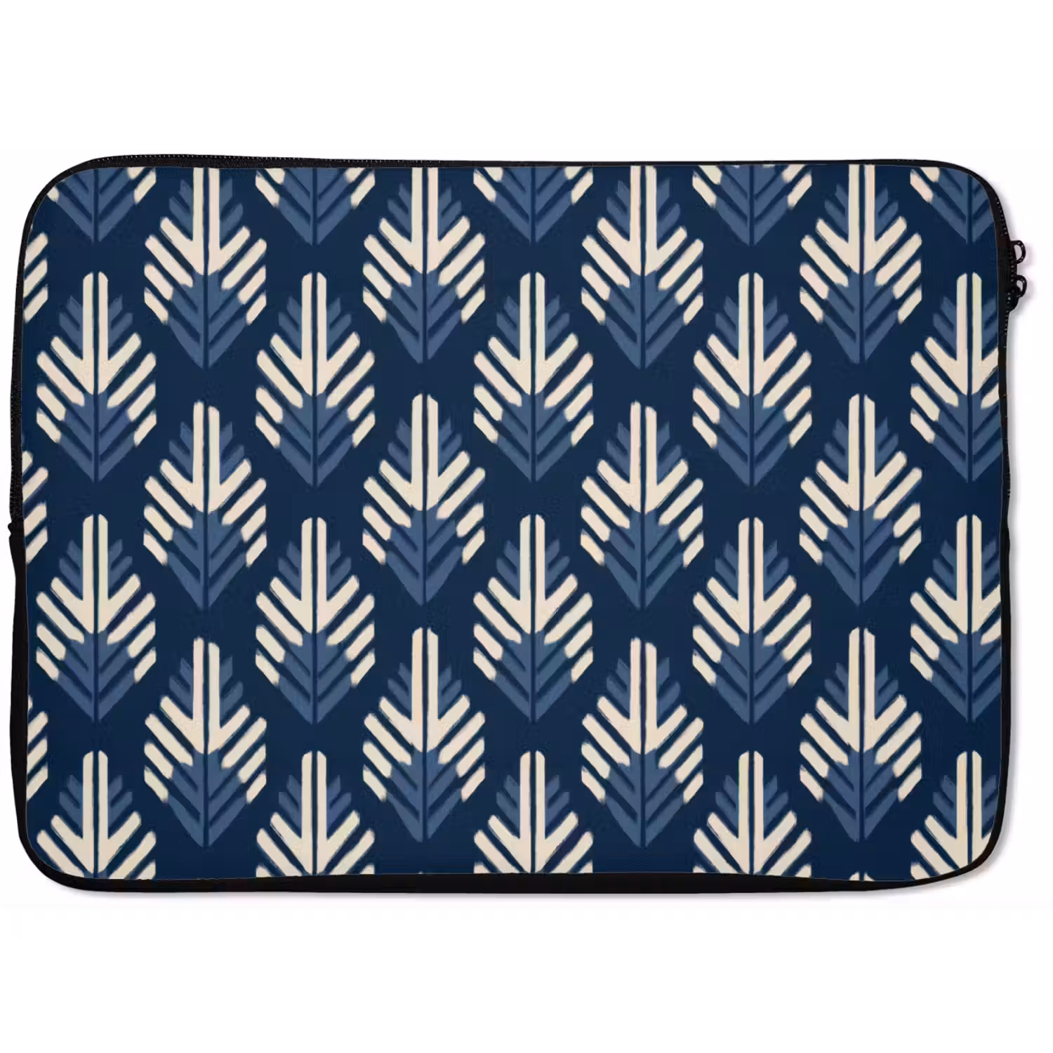 Modern - Patroon - Blauw laptophoes neopreen klein 279 -zkaufland3dotto