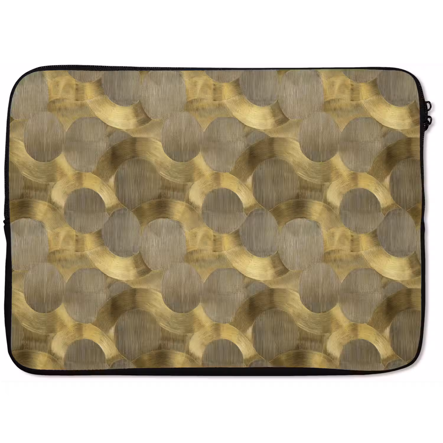 Modern - Geometrisch - Goud laptophoes neopreen klein 279 -zkaufland3dotto