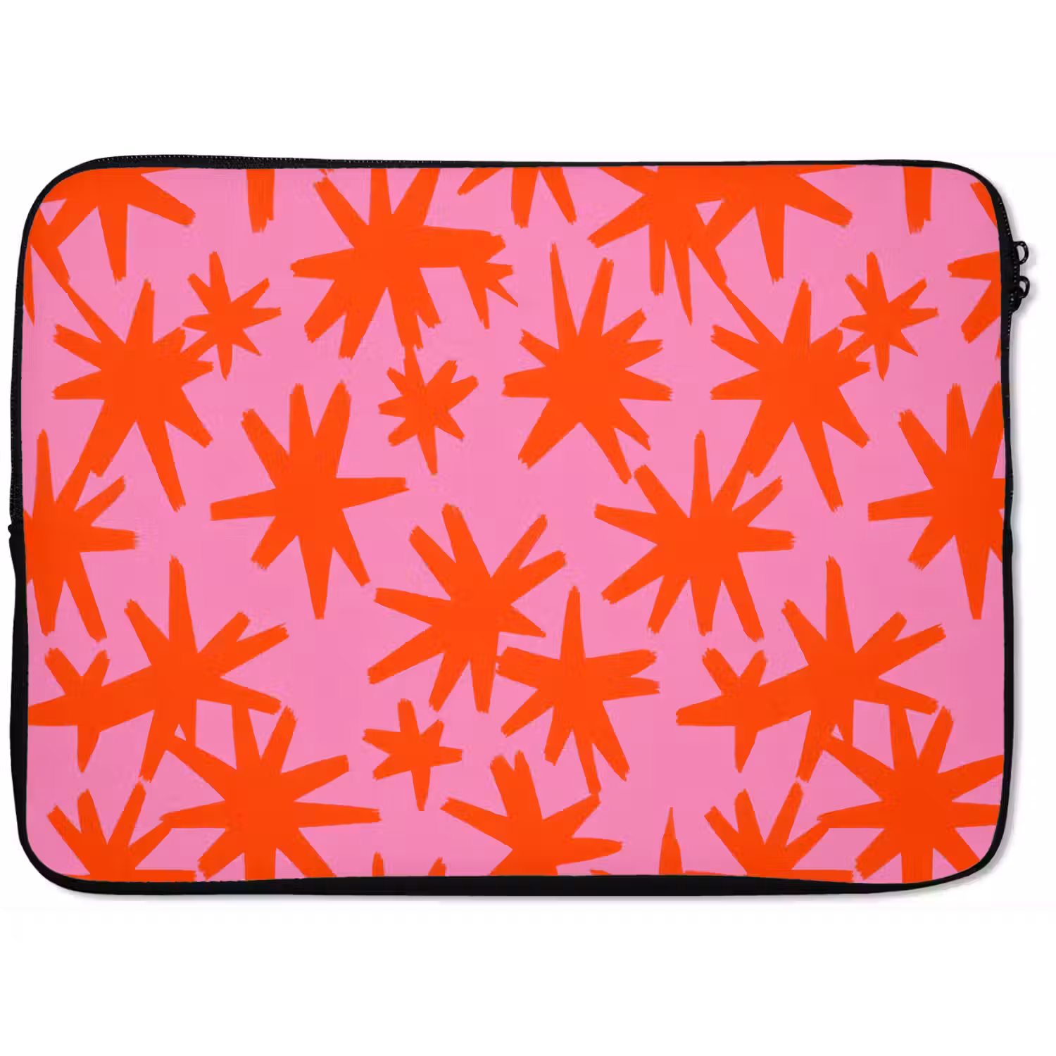 Modern - Sterren - Roze laptophoes neopreen klein 279 -zkaufland3dotto