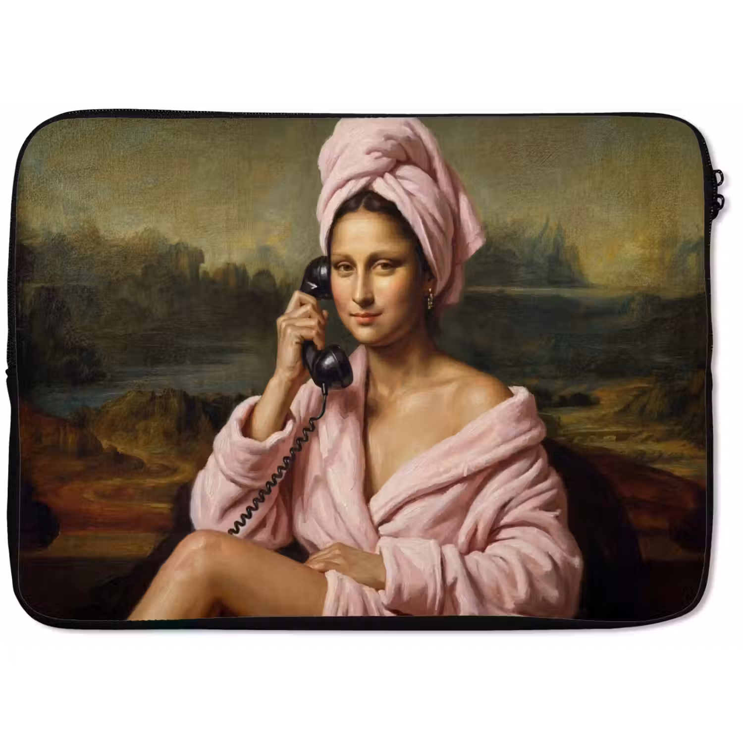 Mona - Klassiek - Roze laptophoes neopreen klein -zkaufland3dotto