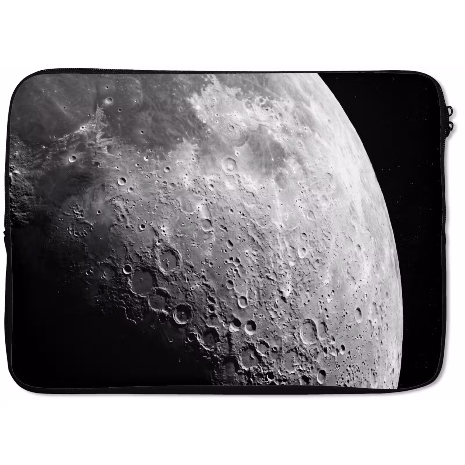 Laptop hülle - Mond – Krater – Weltraum - Maan - Kraters - Ruimte laptophoes neopreen klein