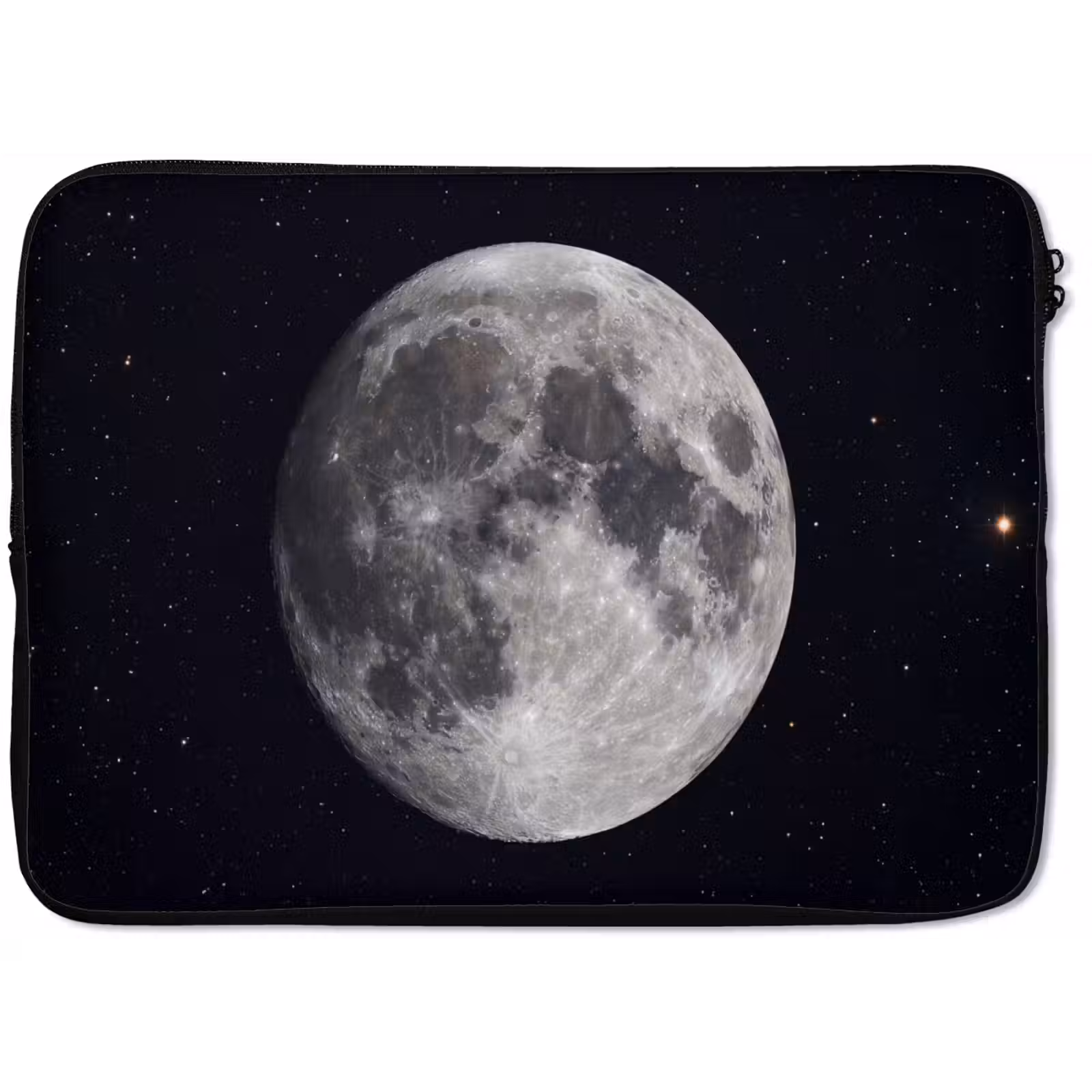 Laptop hülle - Mond – Sterne – Weltraum - Maan - Sterren - Ruimte laptophoes neopreen klein