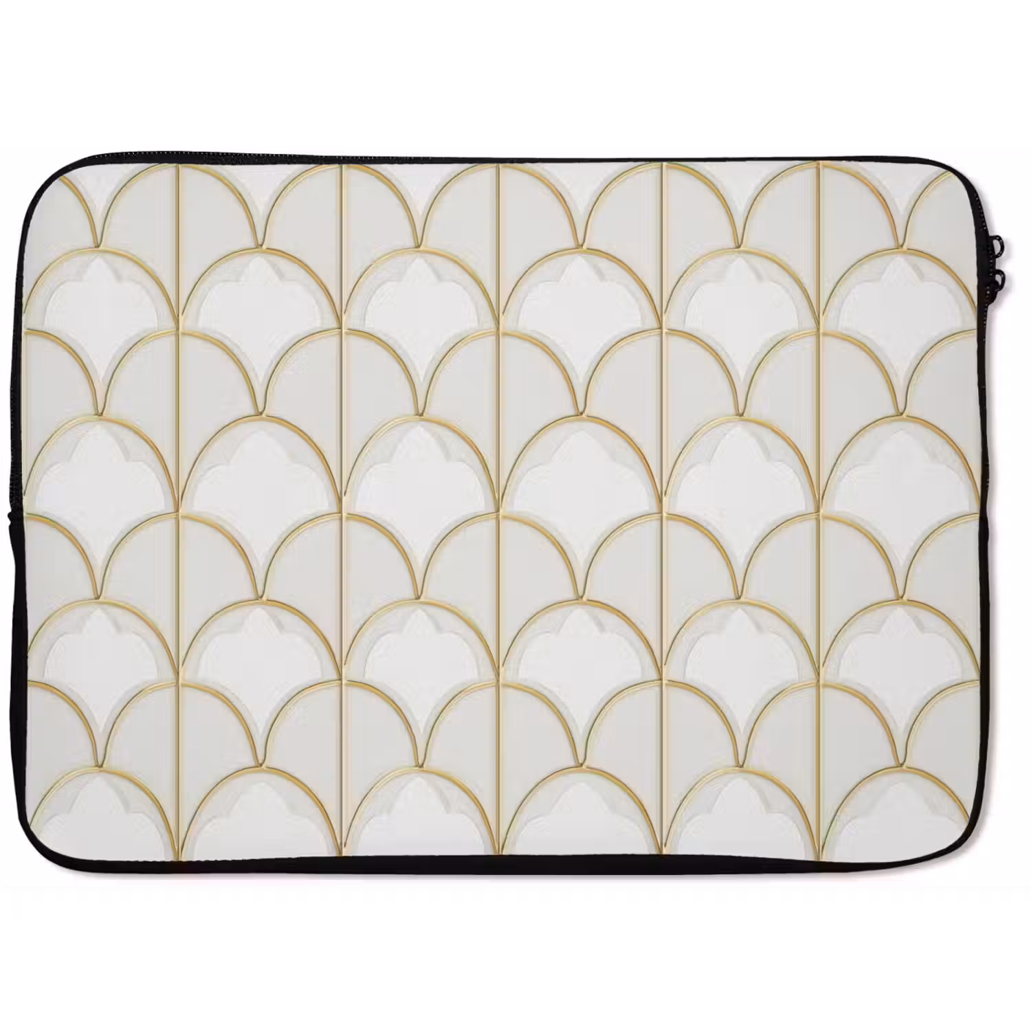 Mozaïek - Bogen - Goud laptophoes neopreen klein 279 -zkaufland3dotto