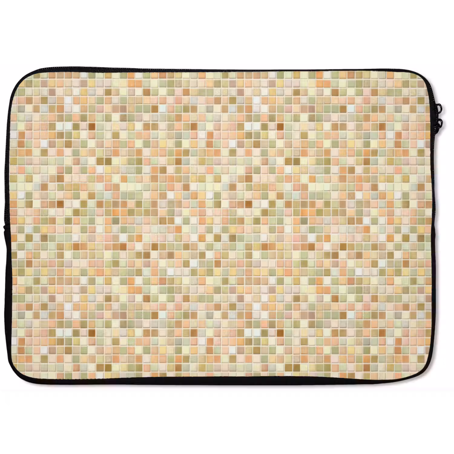Mozaïek - Patroon - Terracotta laptophoes neopreen klein 279 -zkaufland3dotto