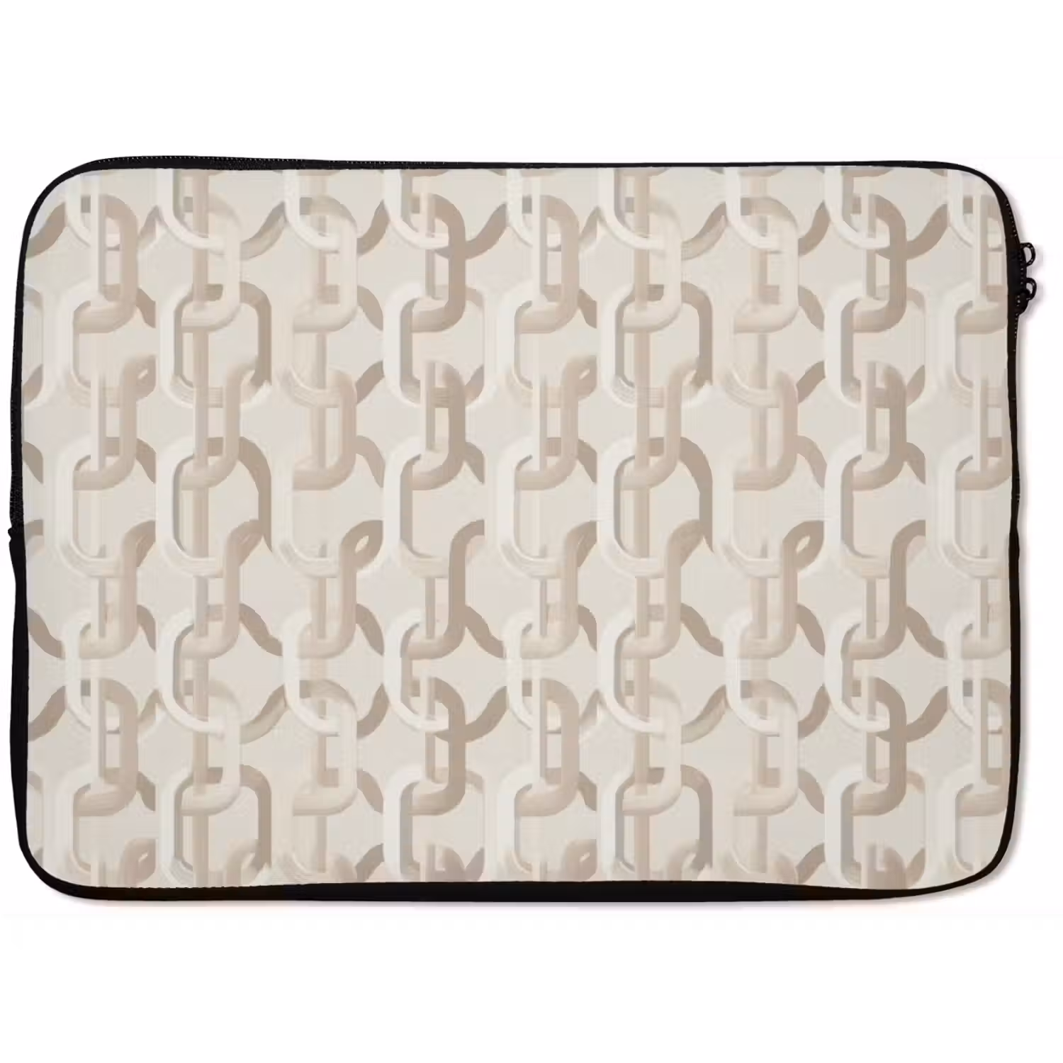 Motief - Abstract - Beige laptophoes neopreen klein 279 -zkaufland3dotto