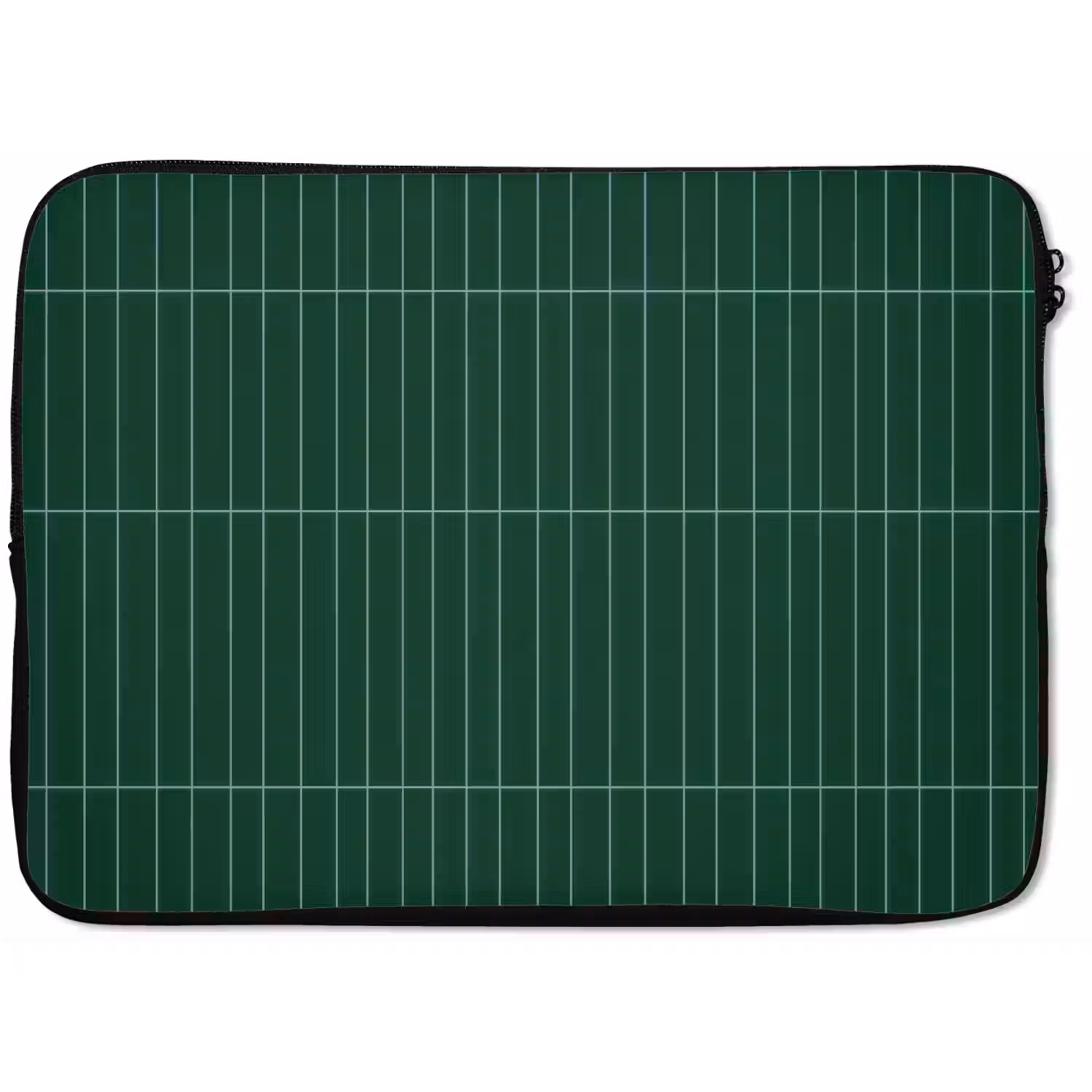 Patroon - Tegels - Donkergroen laptophoes neopreen klein 279 -zkaufland3dotto