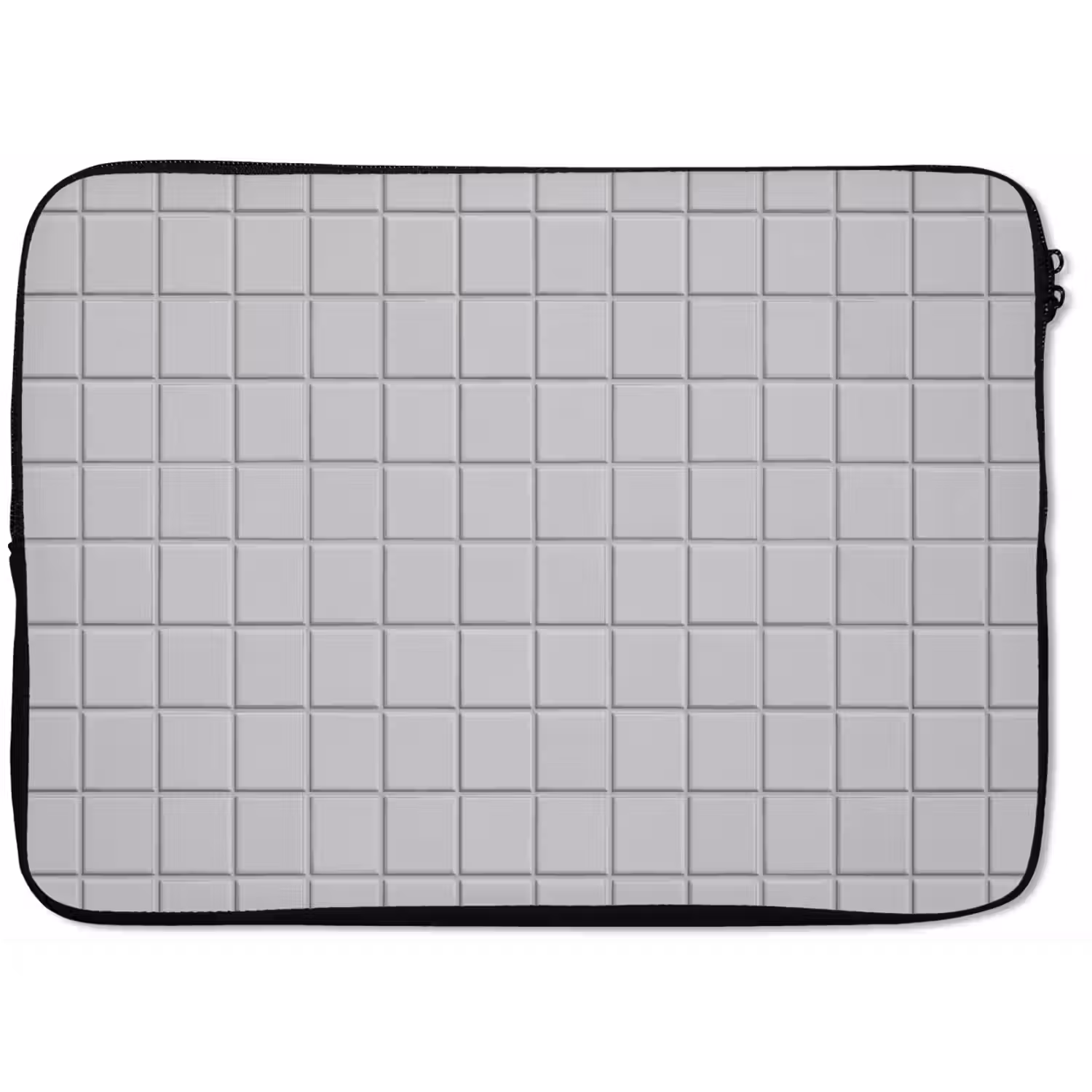 Patroon - Tegels - Licht - Grijs laptophoes neopreen klein 279 -zkaufland3dotto