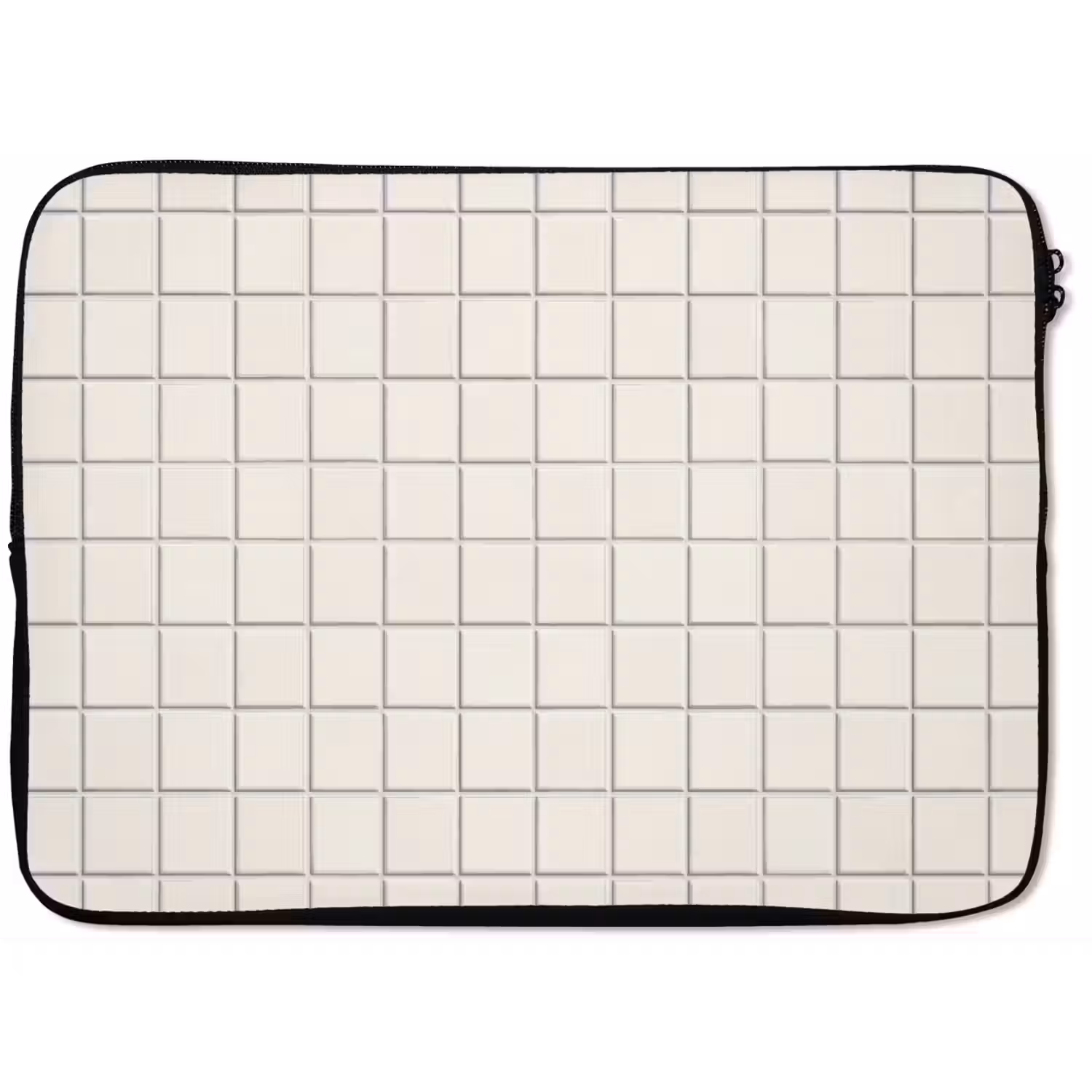 Patroon - Tegels - Wit laptophoes neopreen klein 279 -zkaufland3dotto