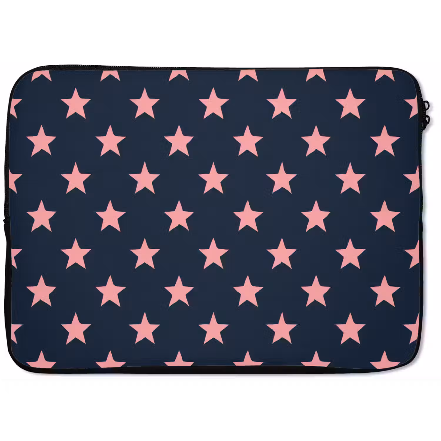 Patroon - Sterren - Roze laptophoes neopreen klein 279 -zkaufland3dotto
