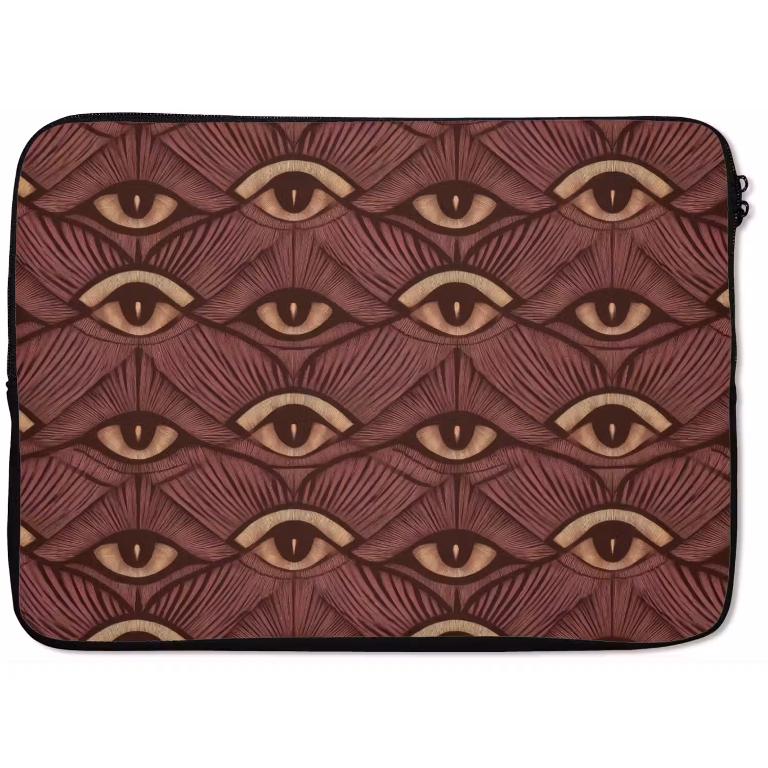 Mystiek - Ogen - Bruin laptophoes neopreen klein 279 -zkaufland3dotto