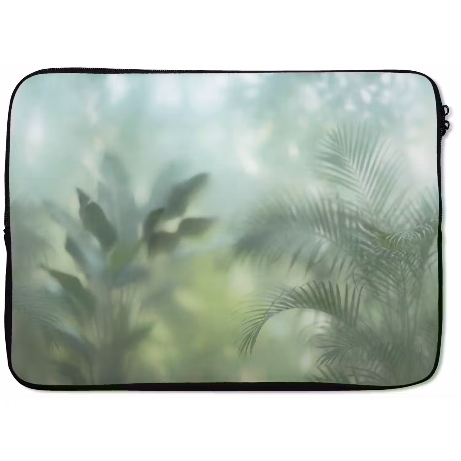 Natuur - Vervaagd - Groen - Abstract - Modern laptophoes neopreen klein -zkaufland3dotto