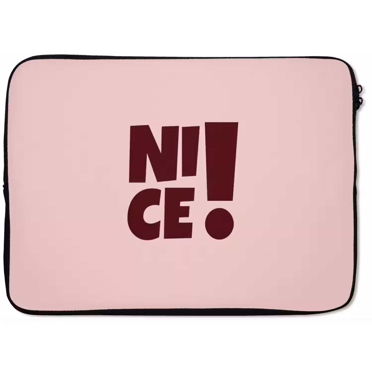 Nice - Uitroepteken - Roze laptophoes neopreen klein -zkaufland3dotto
