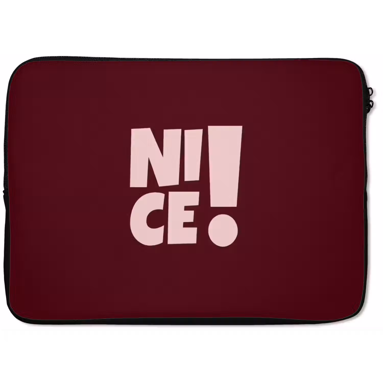 Nice - Uitroepteken - Rood laptophoes neopreen klein -zkaufland3dotto