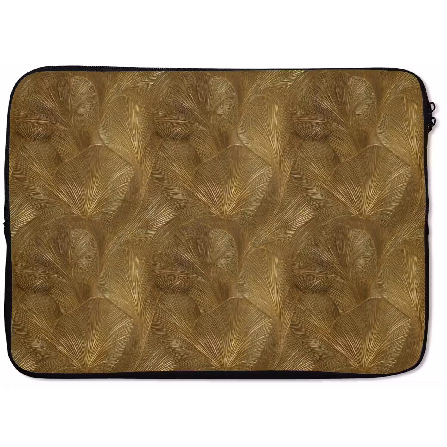 Organisch - Lijnen - Goud laptophoes neopreen klein 279 -zkaufland3dotto
