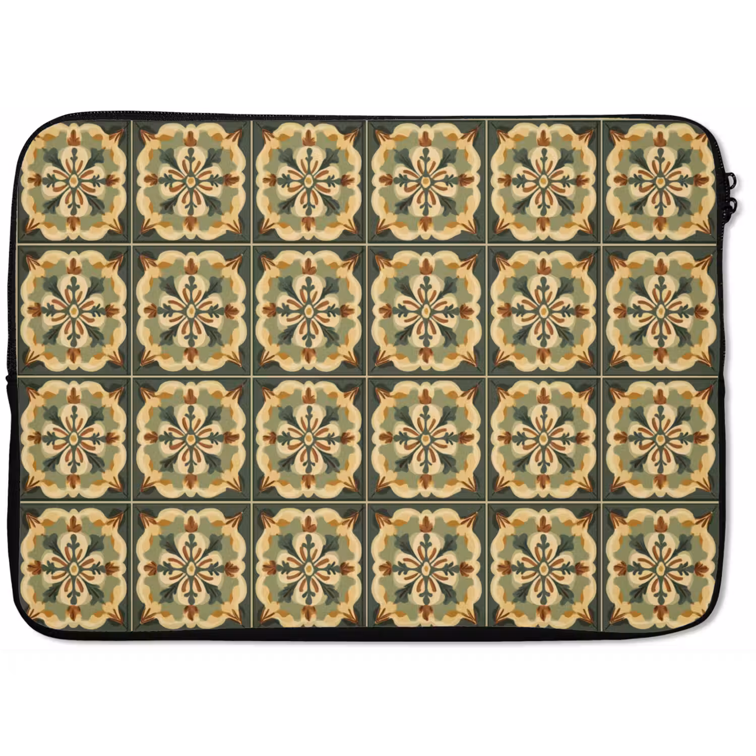 Ornament - Patroon - Groen laptophoes neopreen klein 279 -zkaufland3dotto