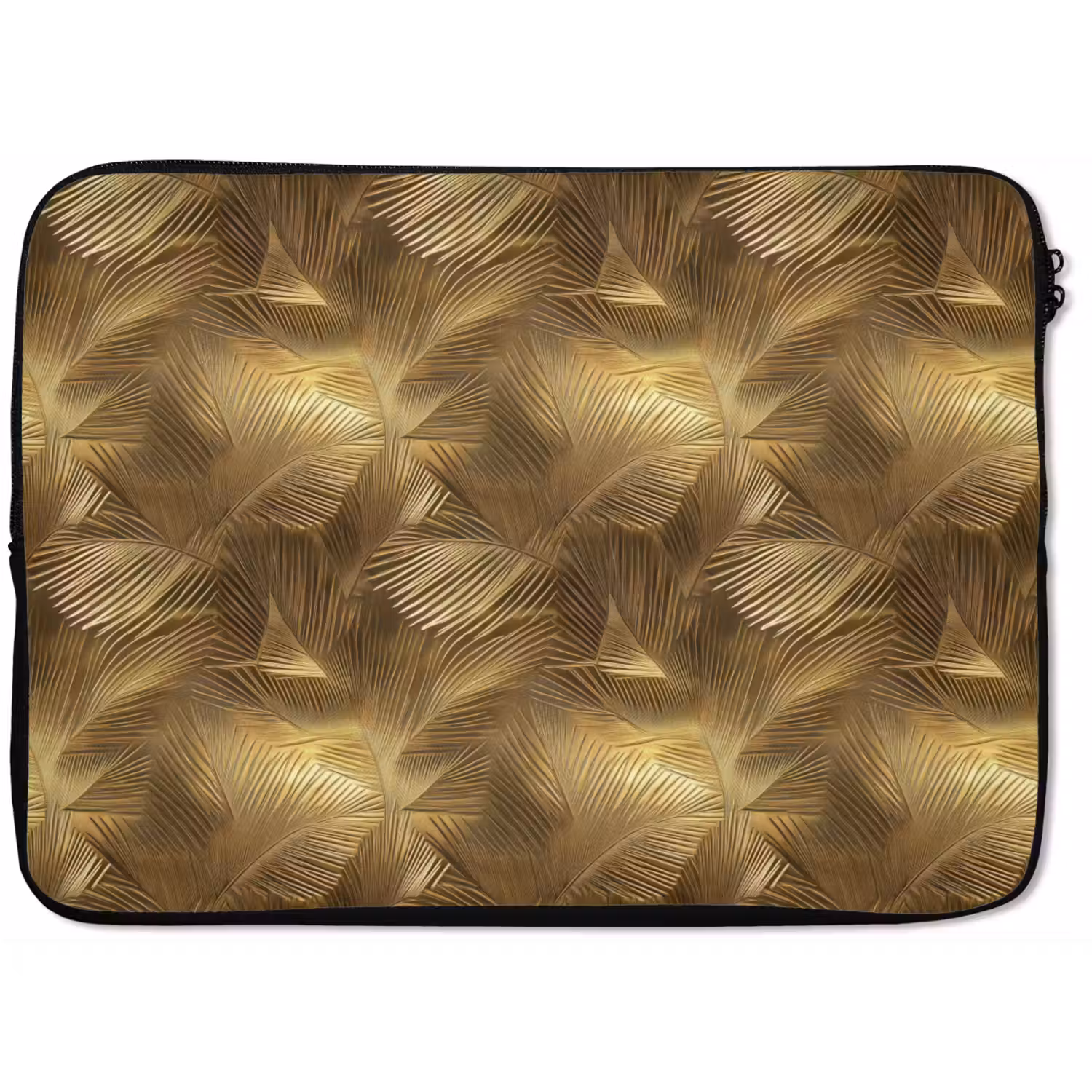 Palm - Waaier - Goud laptophoes neopreen klein 279 -zkaufland3dotto
