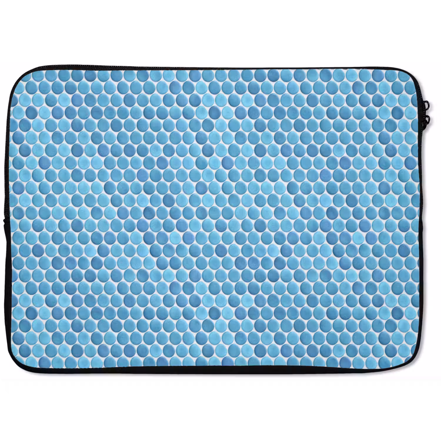 Penny - Mozaïek - Lichtblauw laptophoes neopreen klein 279 -zkaufland3dotto