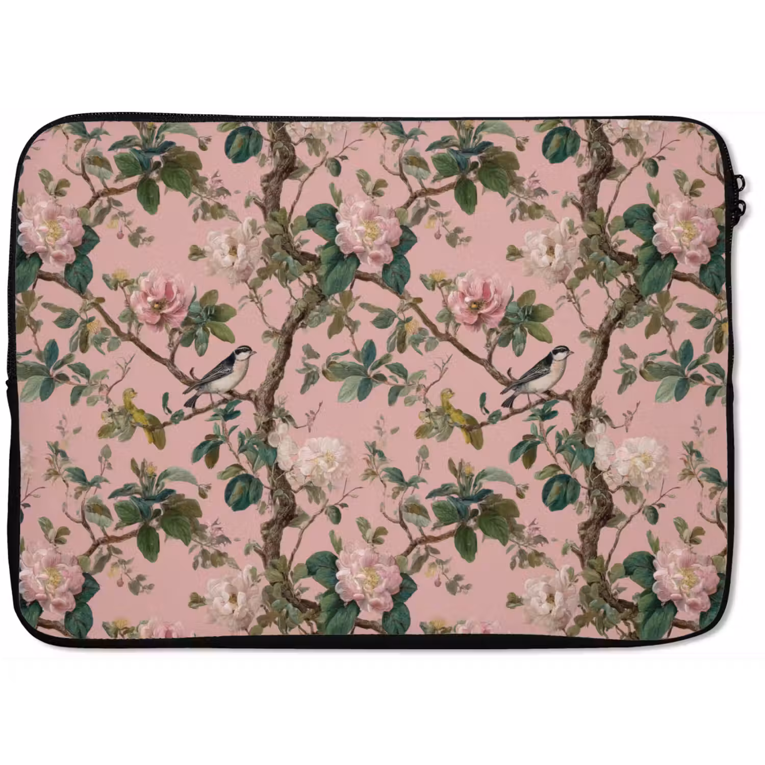 Pioenrozen - Botanisch - Vogel laptophoes neopreen klein 279 -zkaufland3dotto