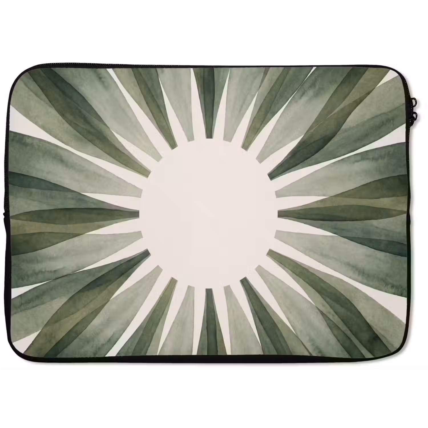 Planten - Abstract - Waterverf - Groen - Natuur laptophoes neopreen klein -zkaufland3dotto