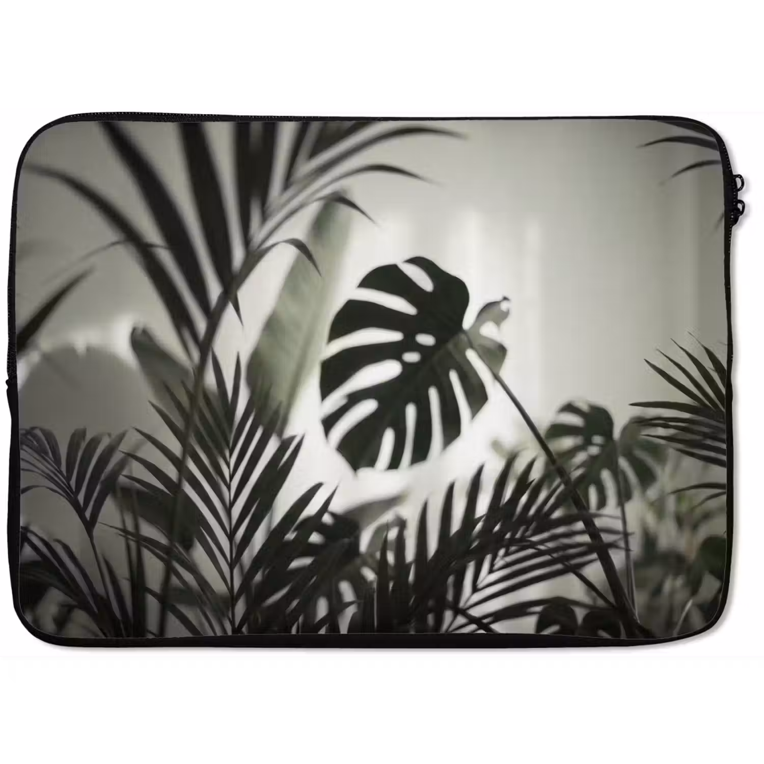 Planten - Bladeren - Natuur - Minimalistisch - Groen laptophoes neopreen klein -zkaufland3dotto