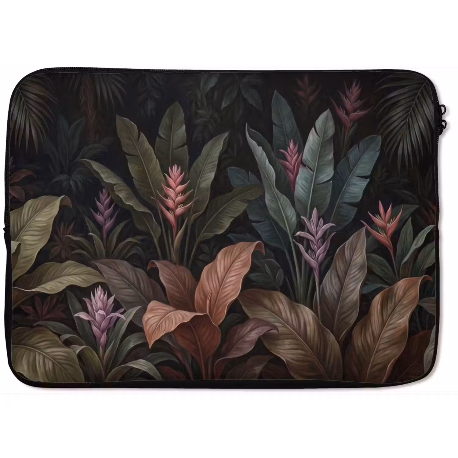 Planten - Tropisch - Jungle - Donker - Natuur laptophoes neopreen klein -zkaufland3dotto