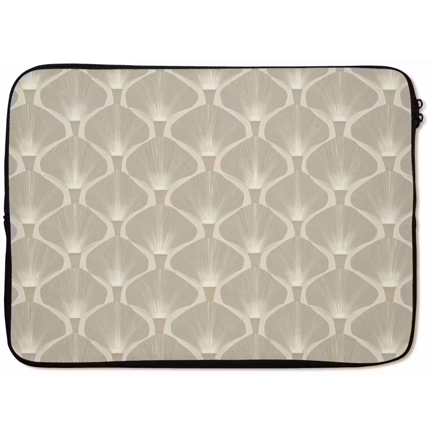Paneel - Ginkgo - Zand laptophoes neopreen klein 279 -zkaufland3dotto