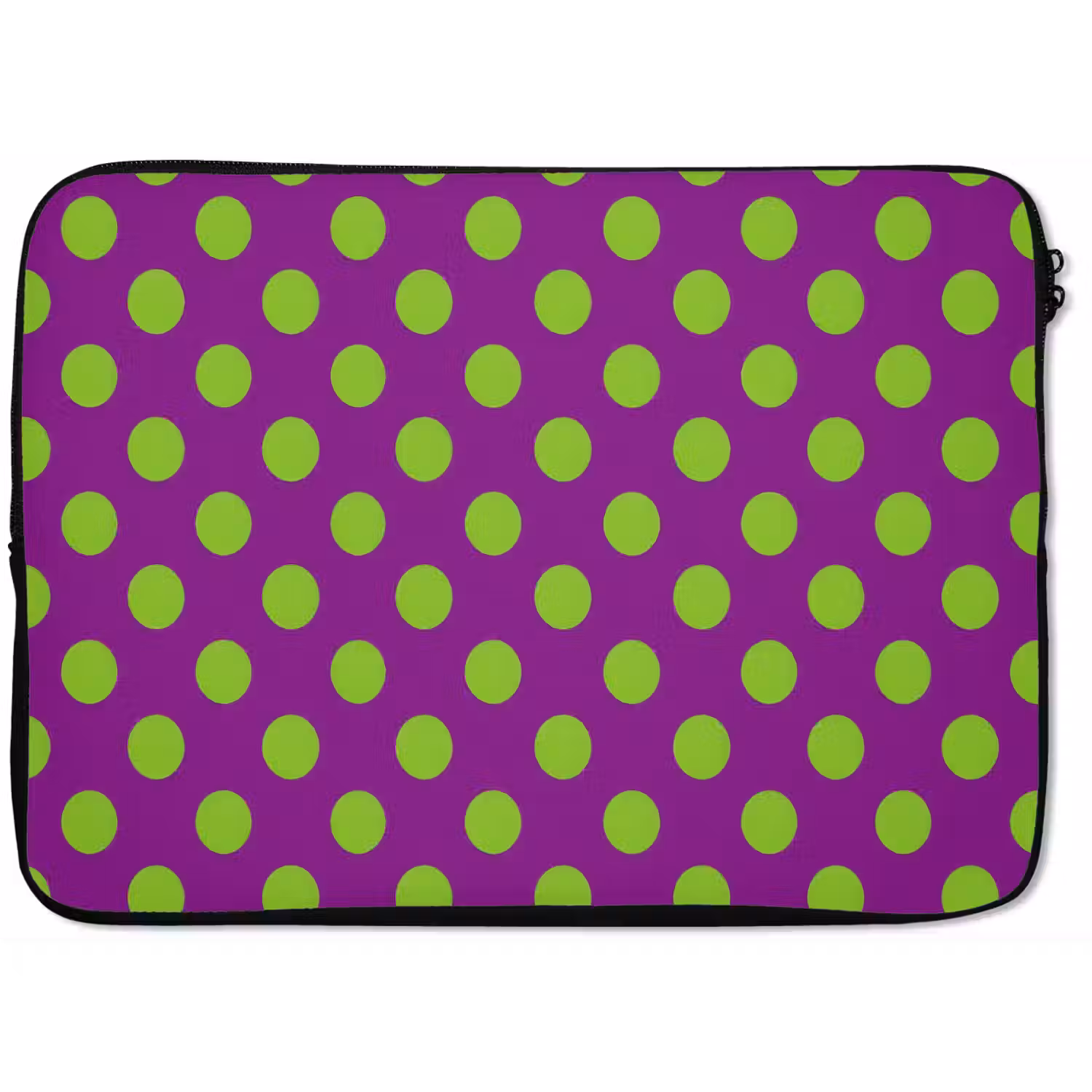 Stippen - Klassiek - Groen laptophoes neopreen klein 279 -zkaufland3dotto