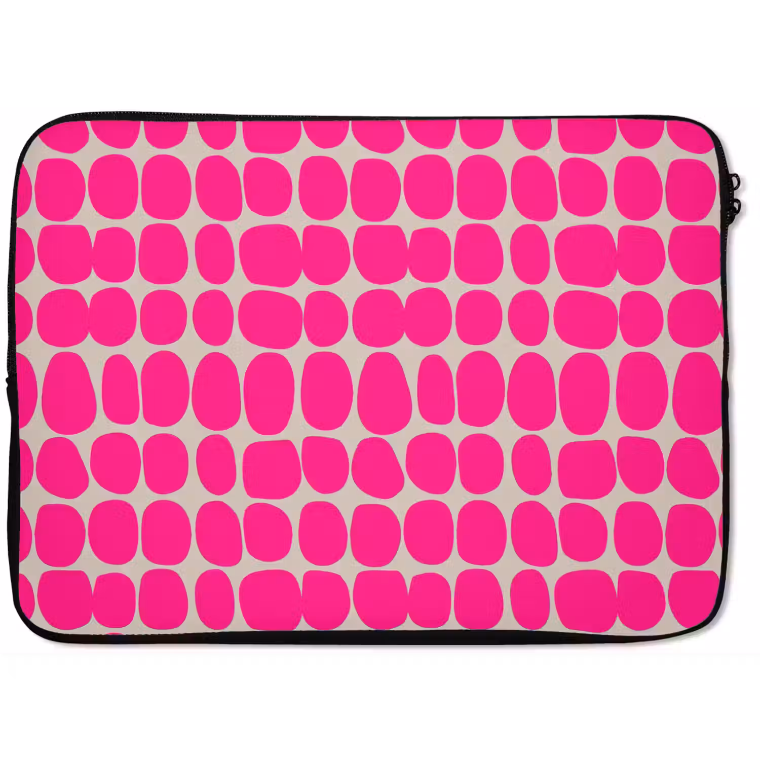 Stippen - Patroon - Roze laptophoes neopreen klein 279 -zkaufland3dotto