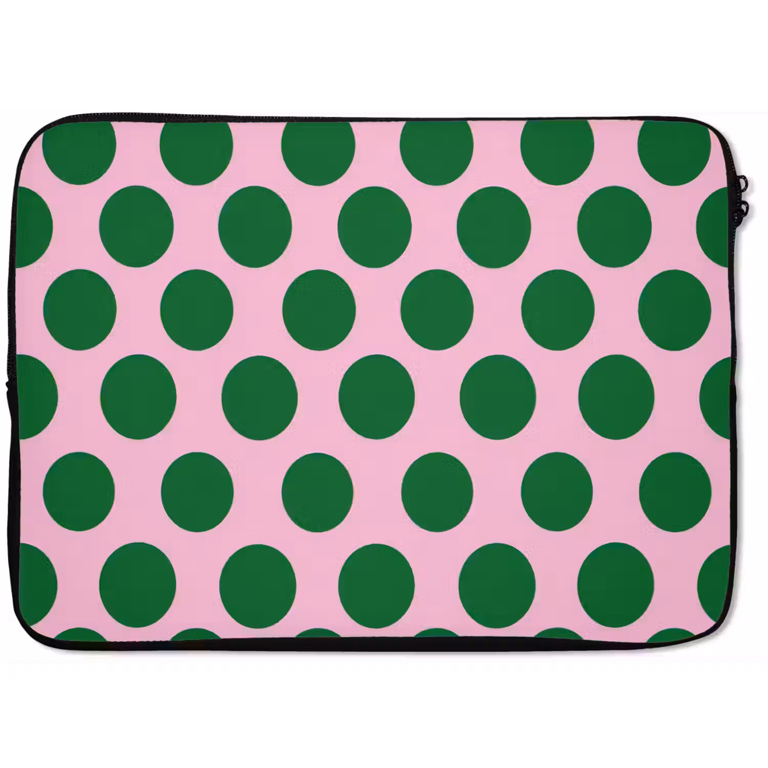 Polkadots - Patroon - Groen laptophoes neopreen klein 279 -zkaufland3dotto