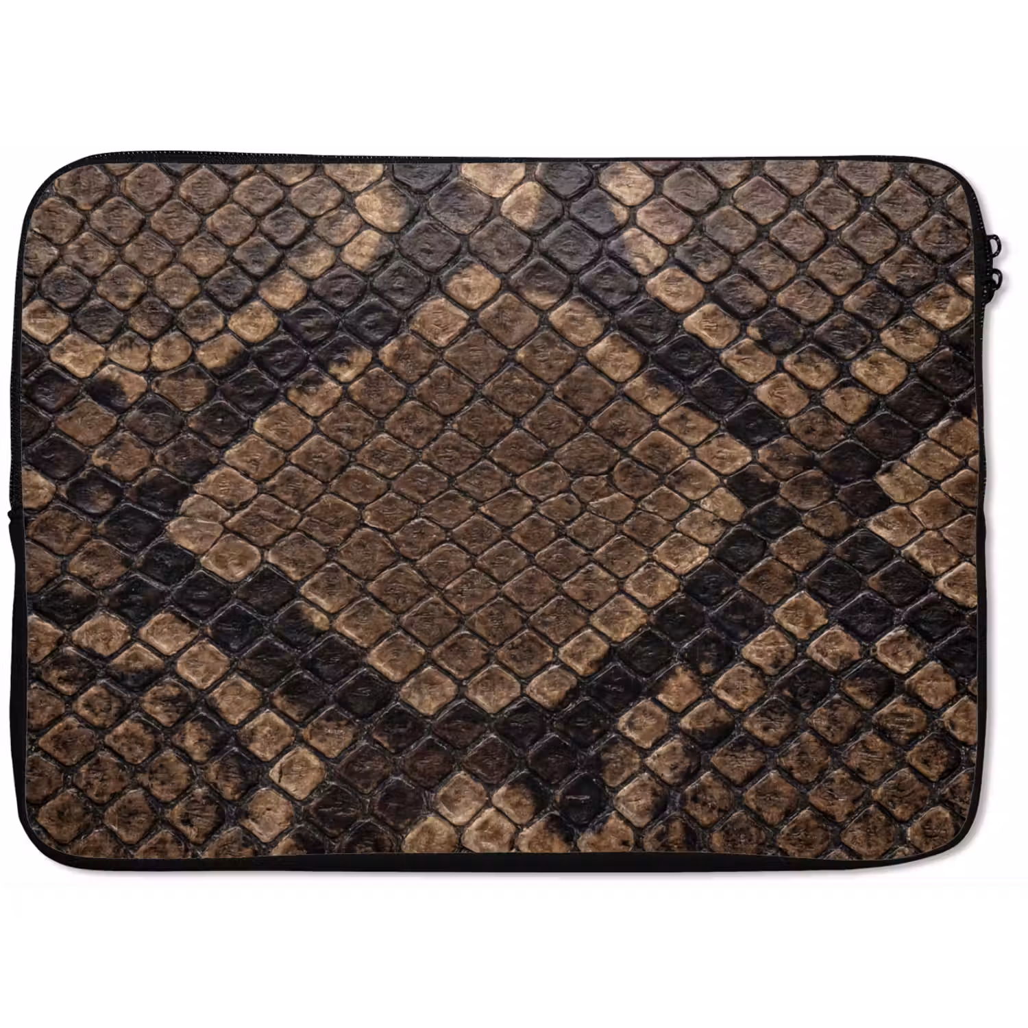 Python - Schubben - Brons laptophoes neopreen klein -zkaufland3dotto