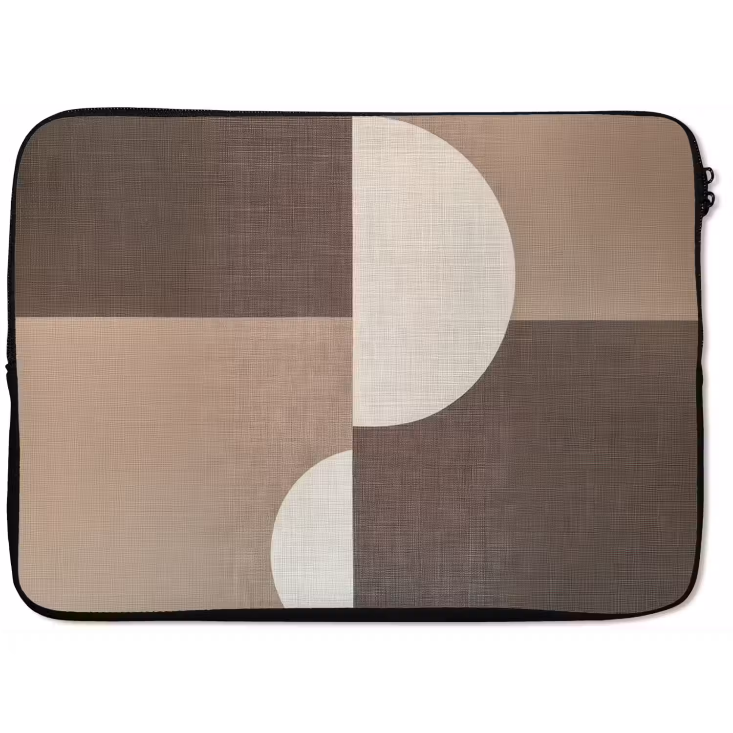 Raster - Halve cirkels - Contrast laptophoes neopreen klein -zkaufland3dotto