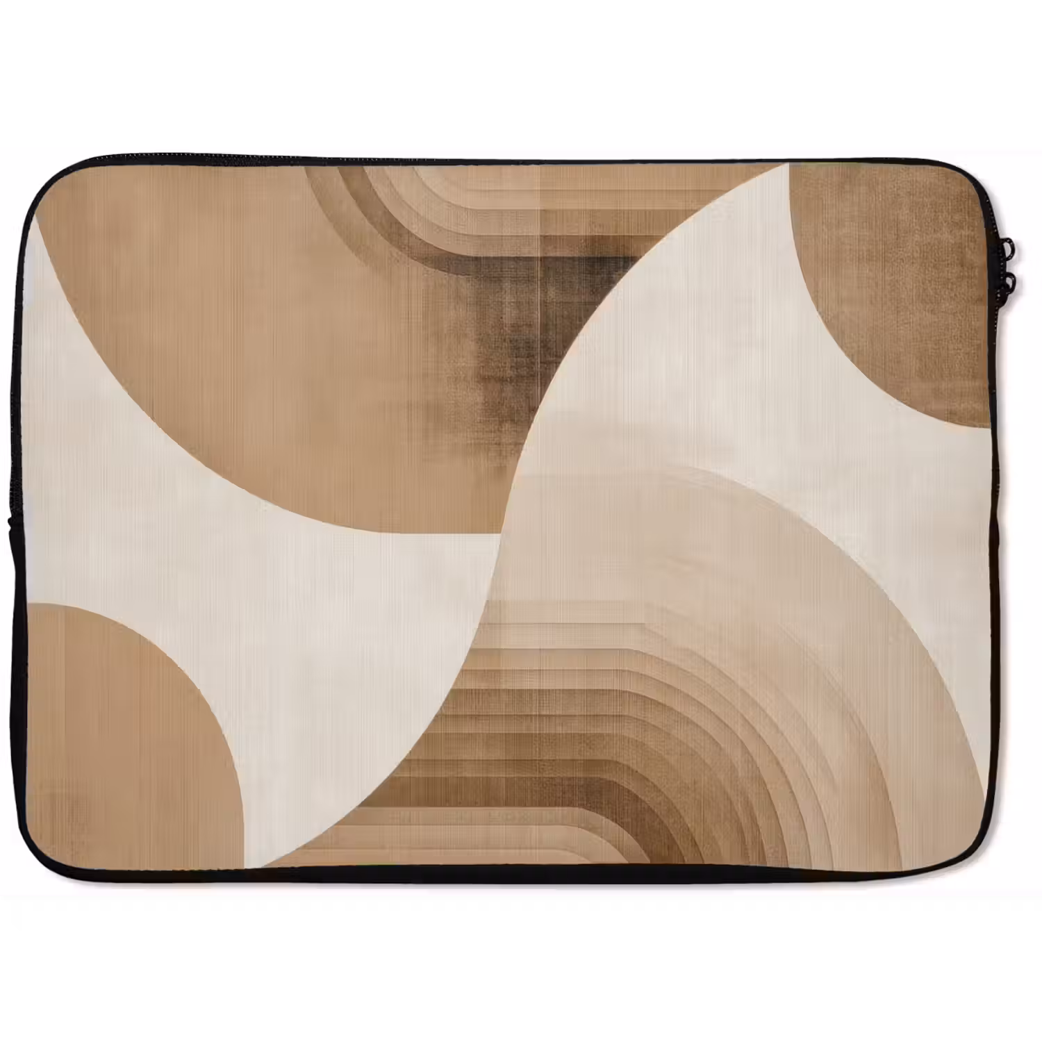 Retro - Geometrische lagen - Aardetinten laptophoes neopreen klein -zkaufland3dotto
