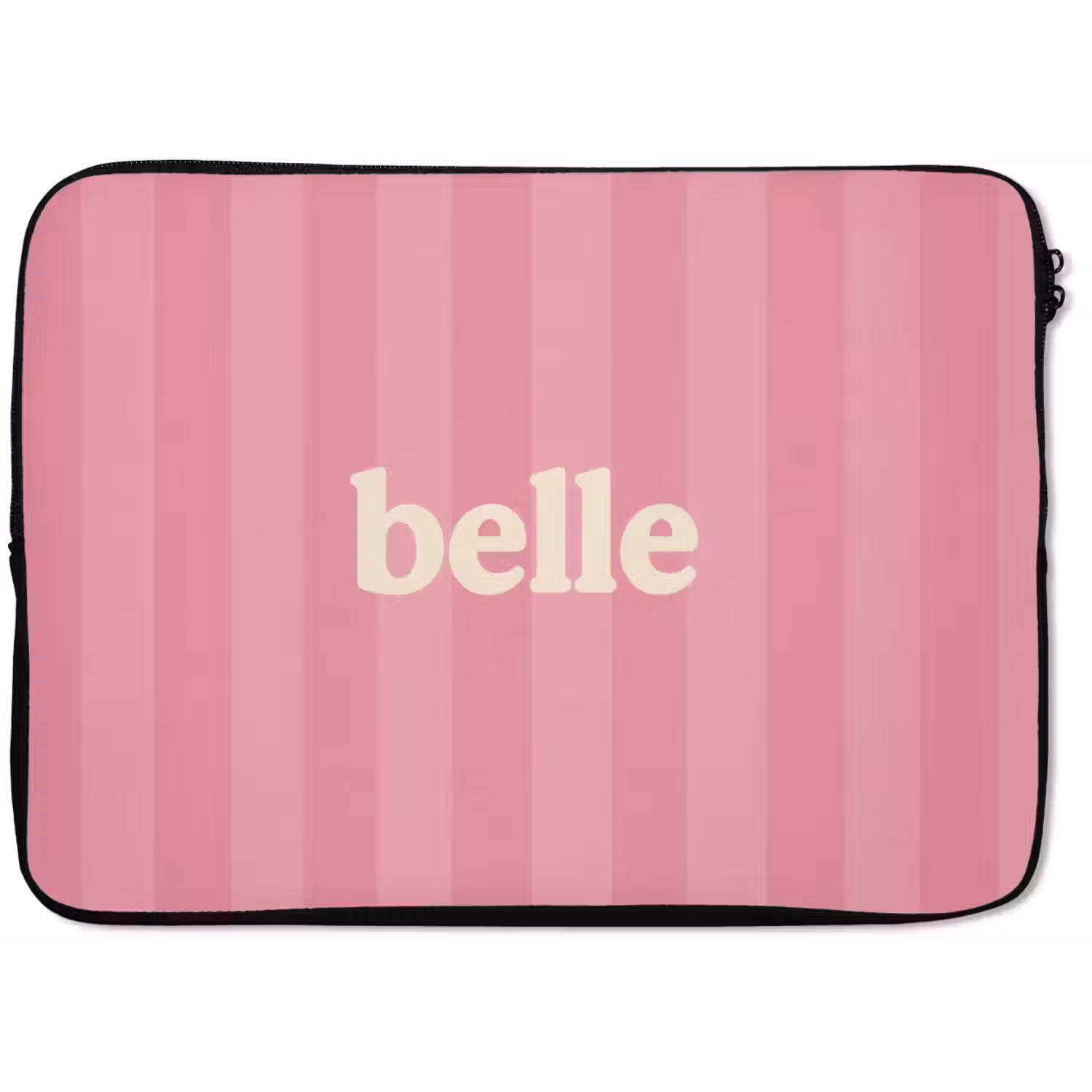 Roze - Gestreept - Belle laptophoes neopreen klein -zkaufland3dotto
