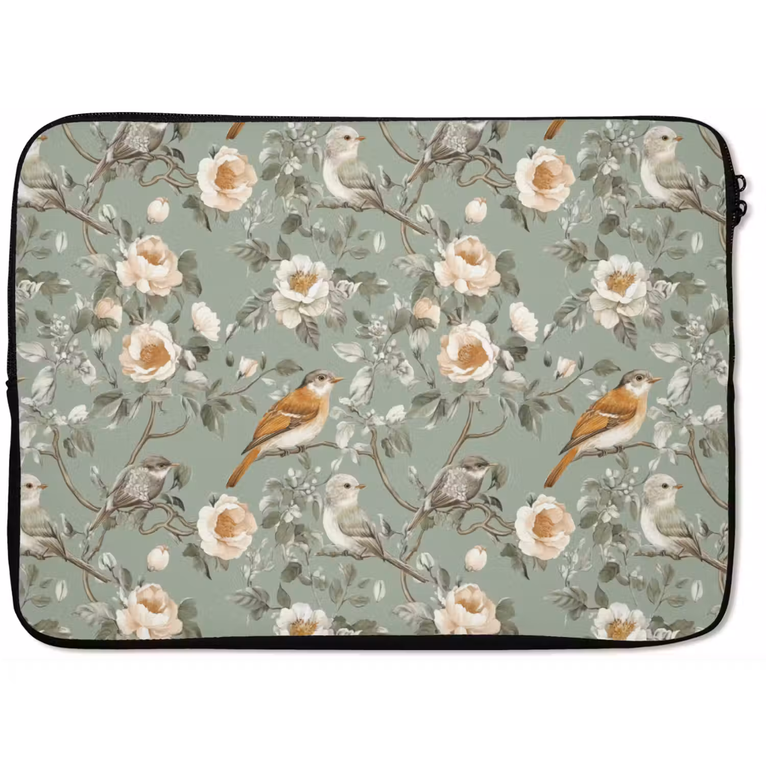 Roze - Vogels - Kleurrijk laptophoes neopreen klein 279 -zkaufland3dotto