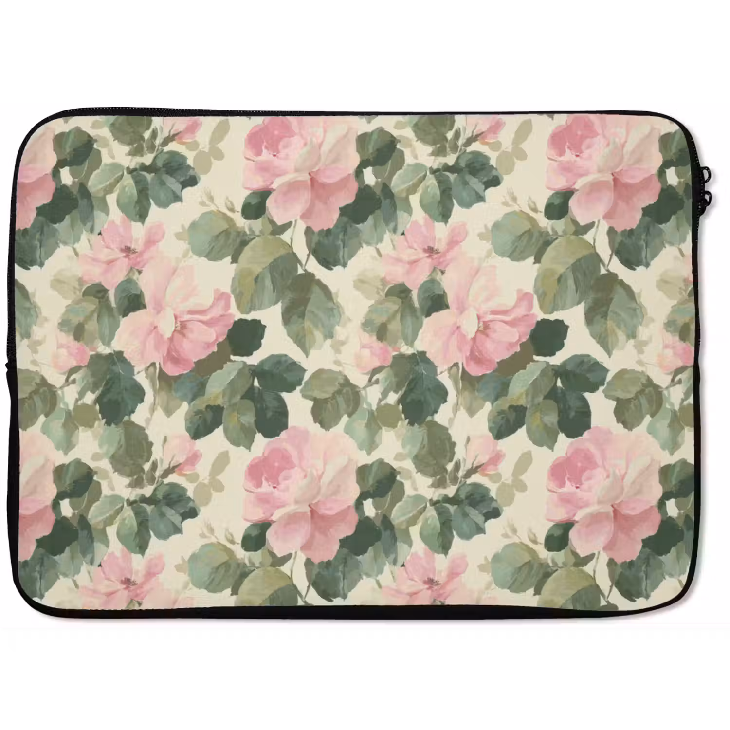 Rozen - Botanisch - Roze laptophoes neopreen klein 279 -zkaufland3dotto