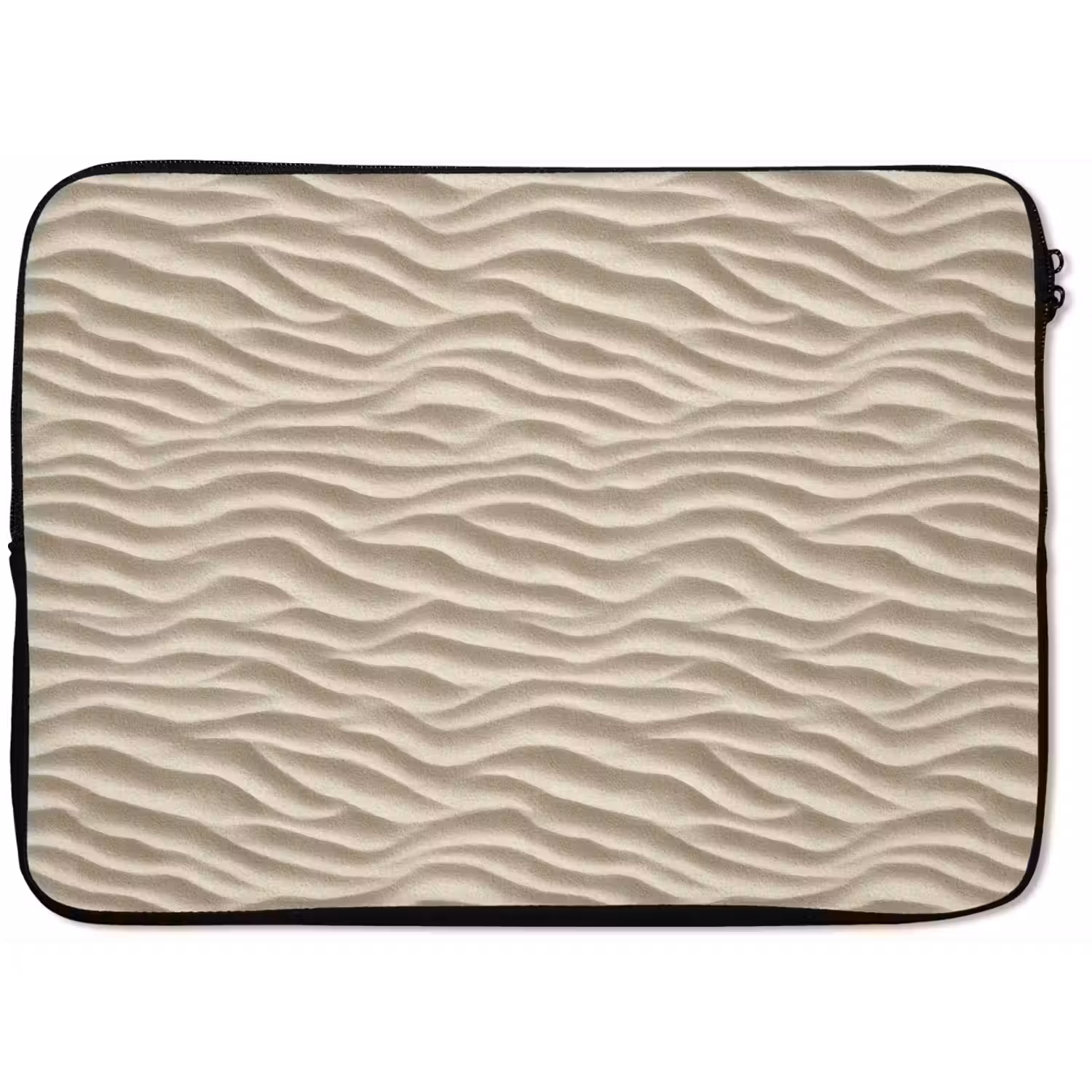 Zand - Golven - Beige laptophoes neopreen klein 279 -zkaufland3dotto