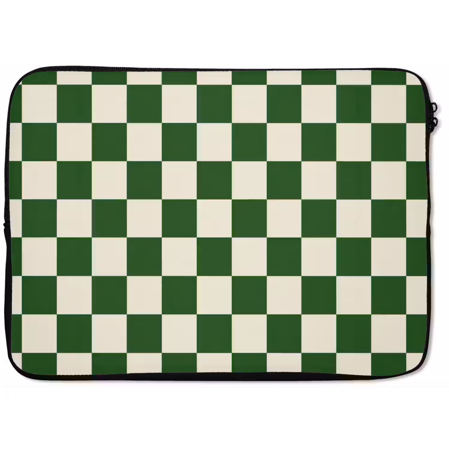 Schaakbord - Patroon - Groen laptophoes neopreen klein 279 -zkaufland3dotto