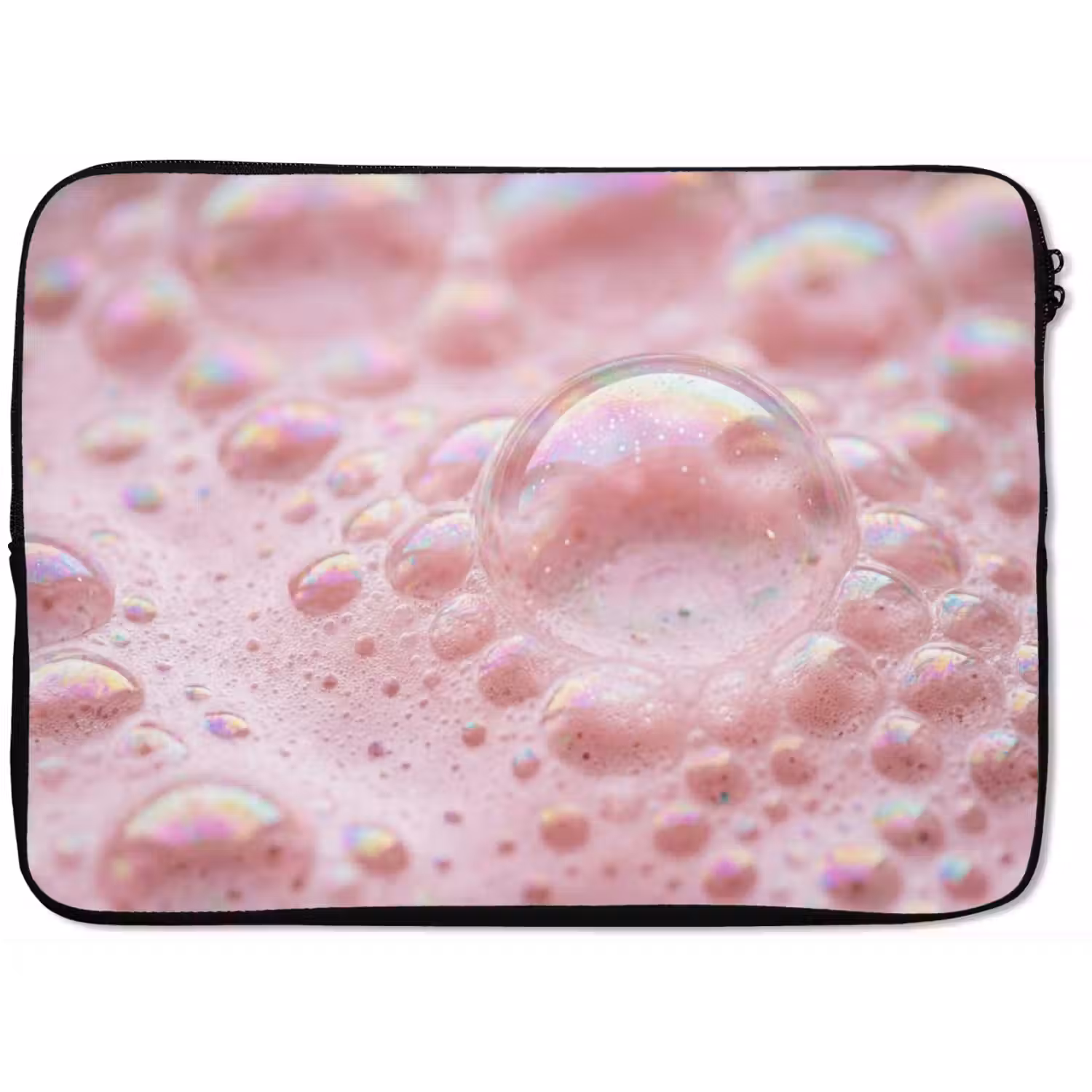 Schuim - Structuur - Roze laptophoes neopreen klein -zkaufland3dotto