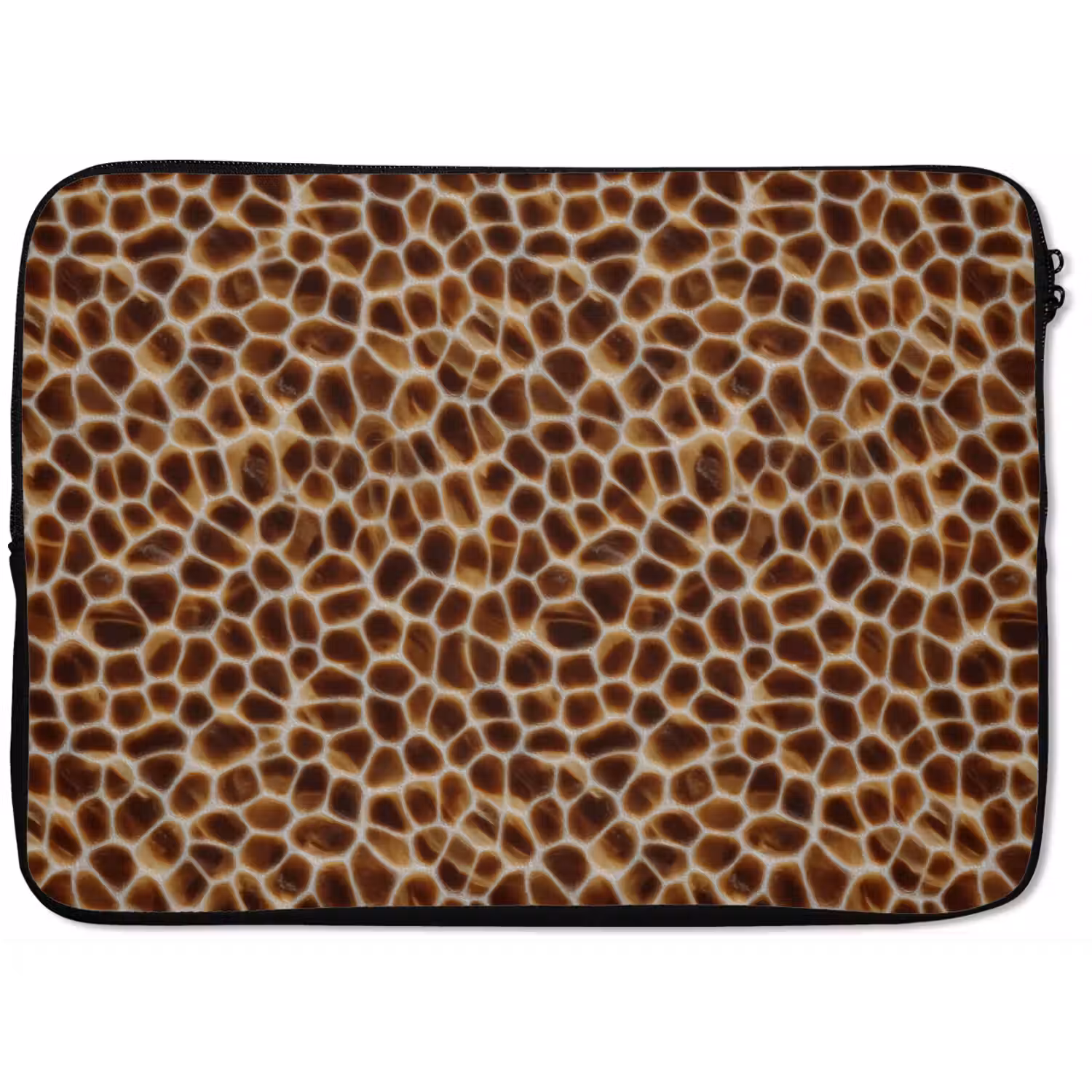 Schildpad - Patroon - Bruin laptophoes neopreen klein 279 -zkaufland3dotto