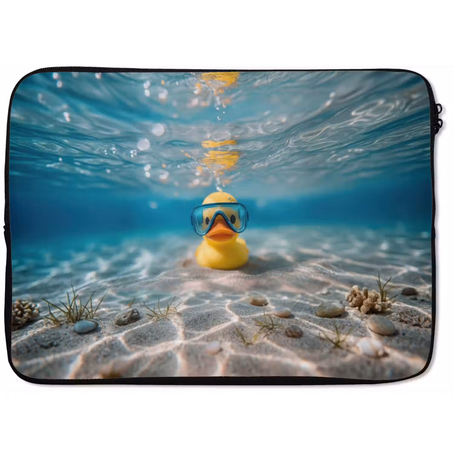 Duikbril - Eend - Water laptophoes neopreen klein -zkaufland3dotto