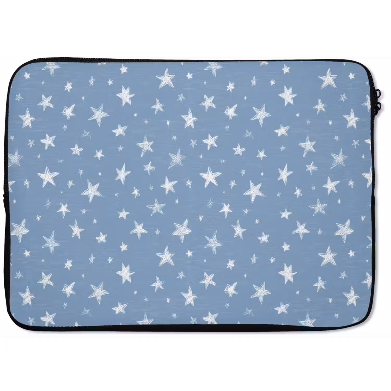 Sterretjes - Patroon - Blauw laptophoes neopreen klein 279 -zkaufland3dotto