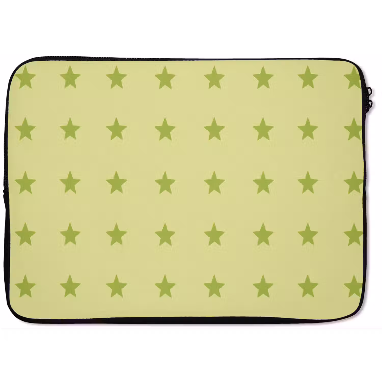 Sterren - Patroon - Groen laptophoes neopreen klein 279 -zkaufland3dotto