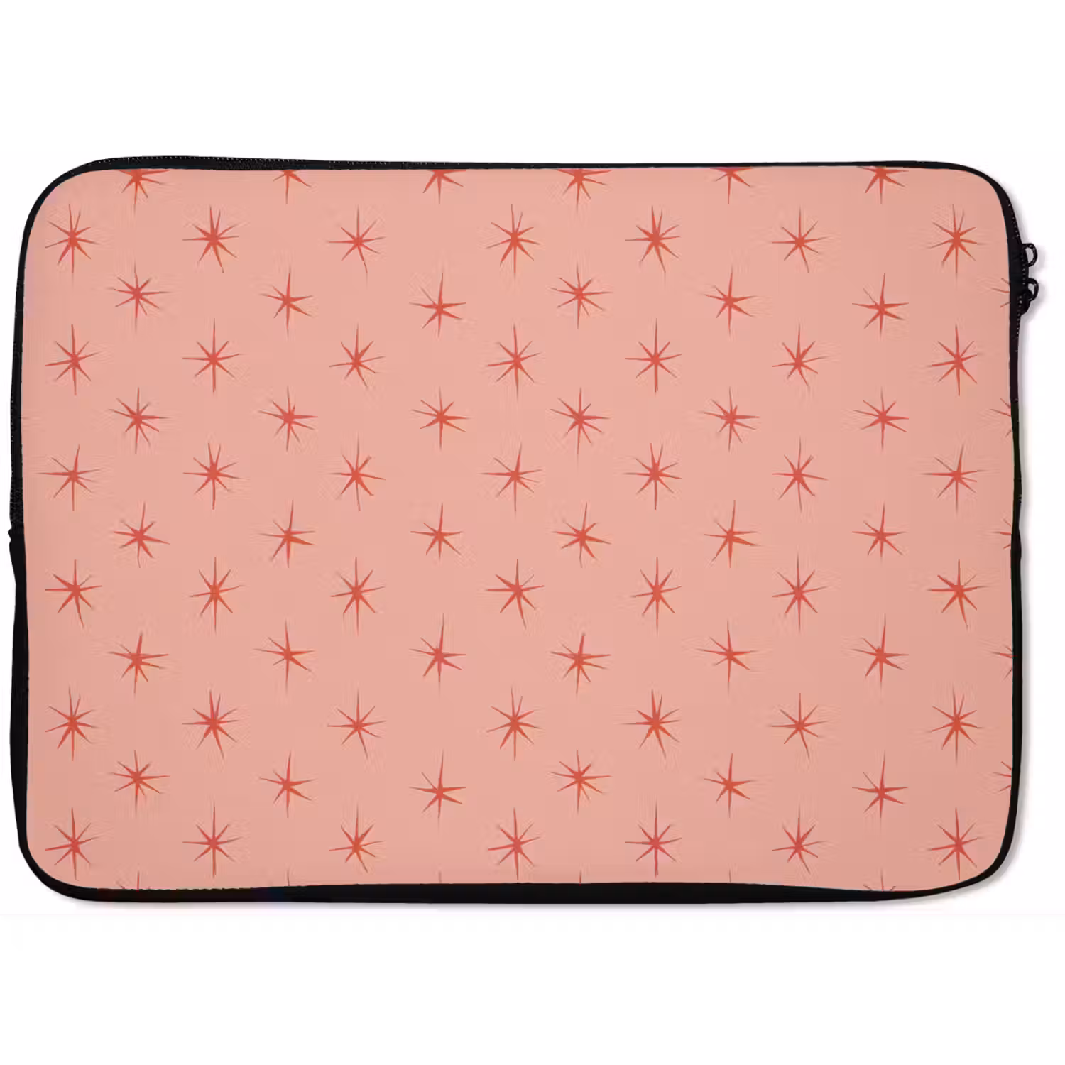 Sterretjes - Patroon - Oranje laptophoes neopreen klein 279 -zkaufland3dotto